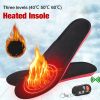 Electric Heating Insoles For Winter 2100Mah Rechargeable Remote Control Heated Insole Camping Warm Foot Warmer Can Cut Shoes Pad